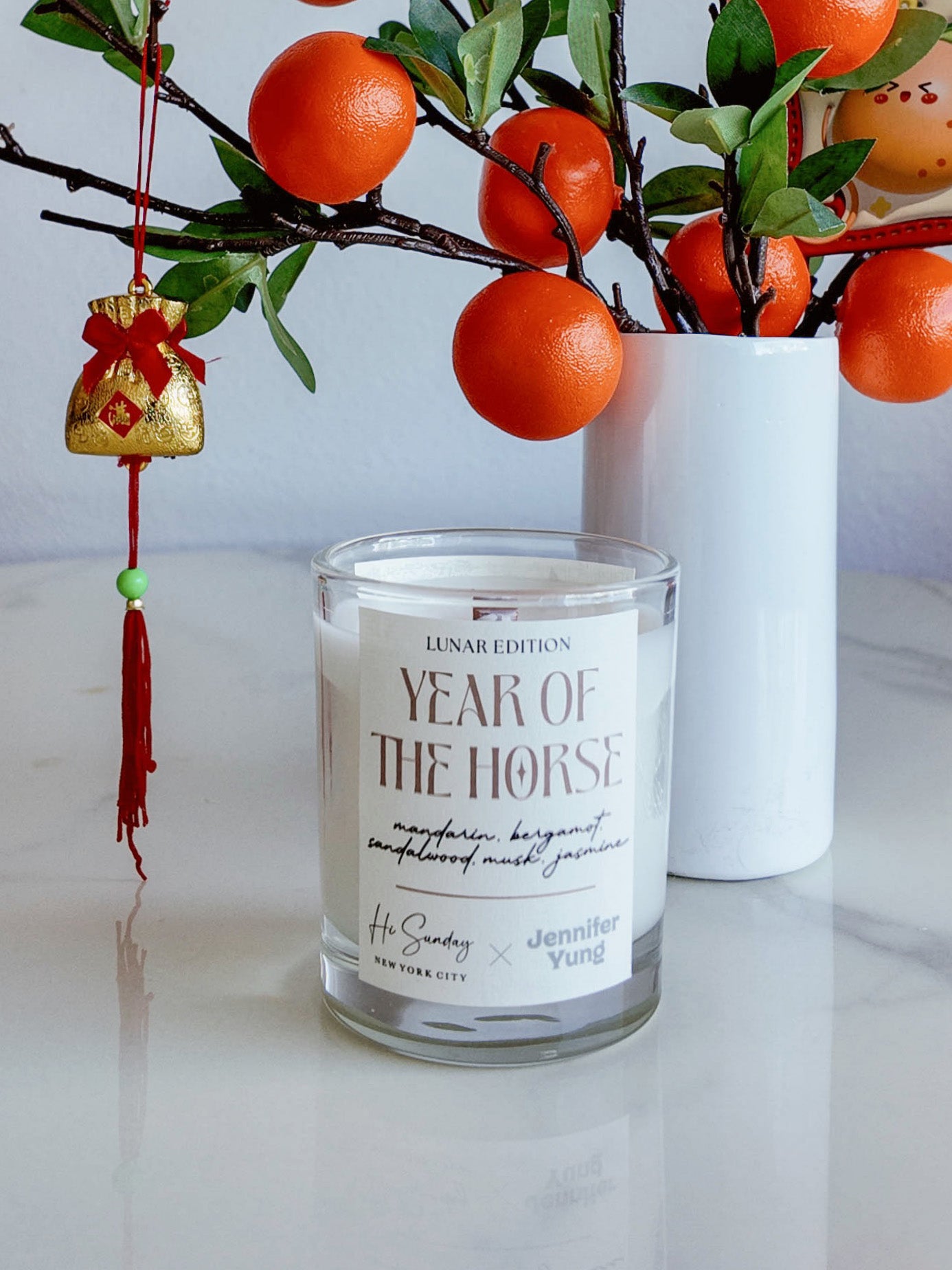 2026 Lunar New Year Candle - Hi Sunday x Jennifer Yung Collaboration (Limited)
