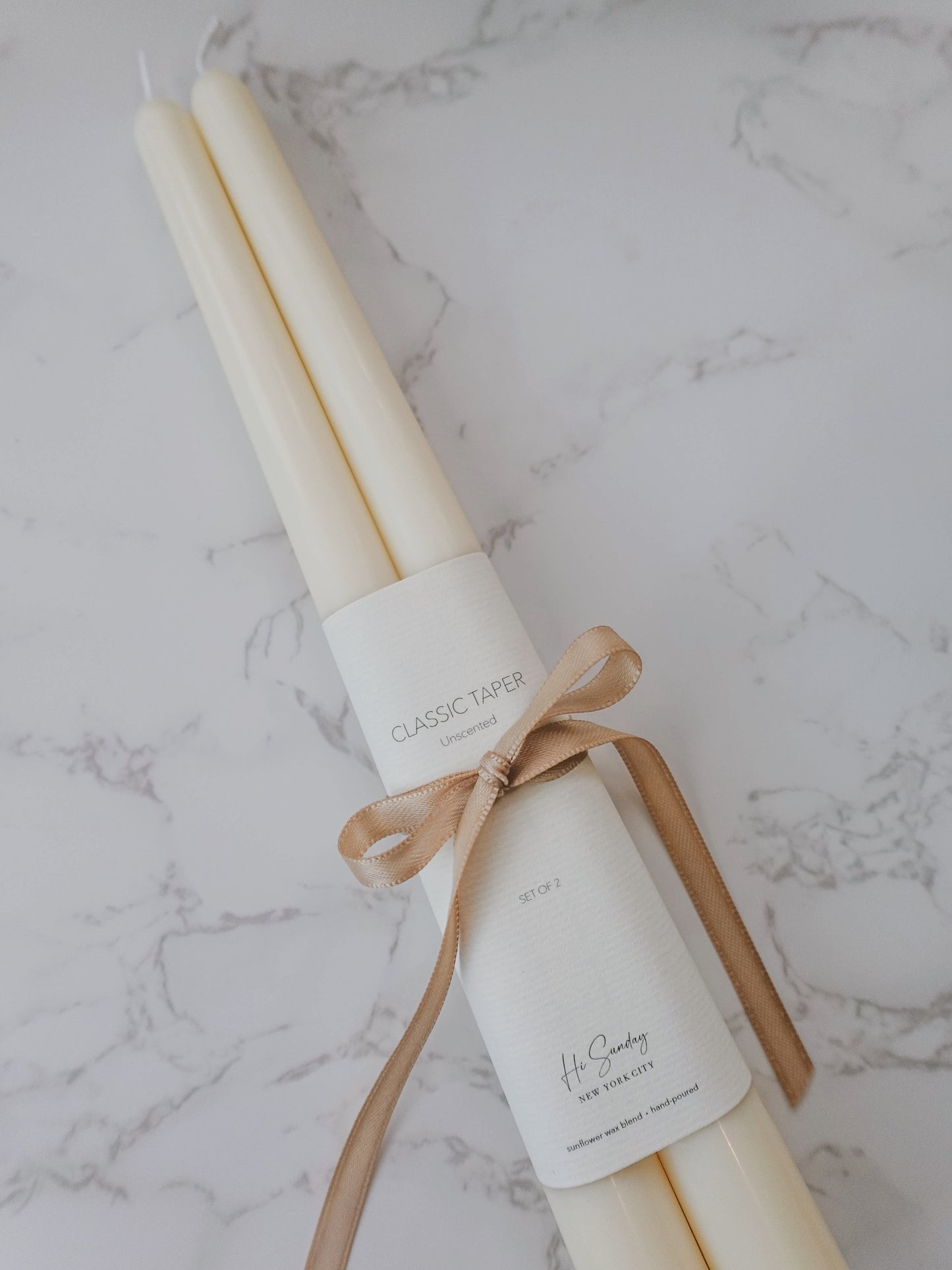CLASSIC TAPER CANDLE - SET OF 2