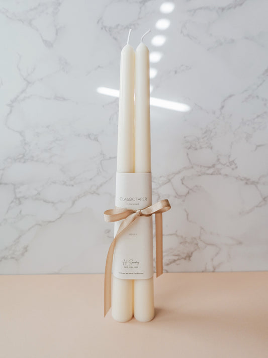 CLASSIC TAPER CANDLE - SET OF 2